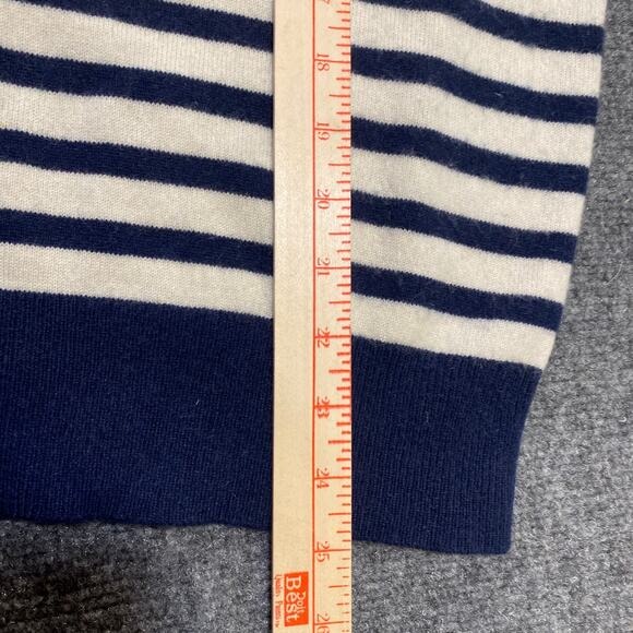 Polo Ralph Lauren Womens Size XL Hotel De Ralph Optic Stripe Cashmere Sweater - Picture 8 of 10